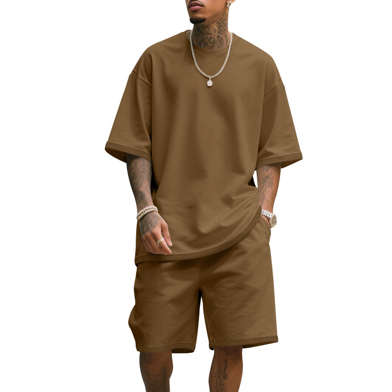 Conjunto Casual Masculino de V - T Shirt Tight Fit avaliação e preço