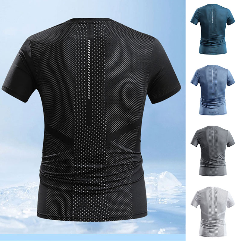 Camiseta esportiva masculina d - T Shirt Tight Fit avaliação e preço
